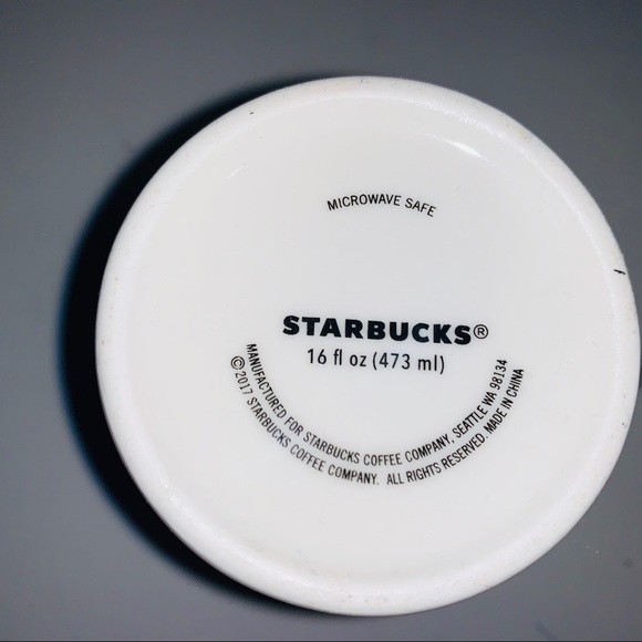 Starbucks Tall Mug w/ Heart Pattern New Condition - Picture 5 of 5